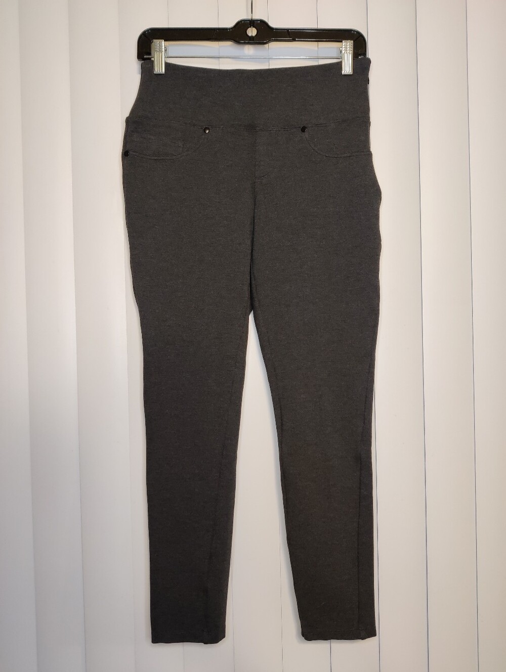 SPANX The Signature Ponte Super Skinny Pants in Dark Grey